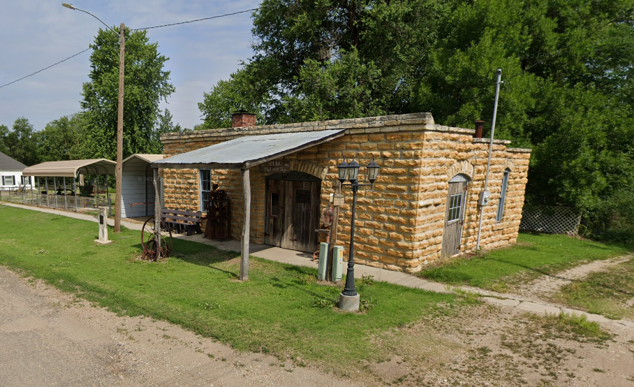 You can view the location of the historic Blacksmith Shop in Cuba, Kansas through this Google Street View link: Google Street View of Blacksmith Shop in Cuba, Kansas. This view provides a real-life perspective of the shop's location and its surroundings.